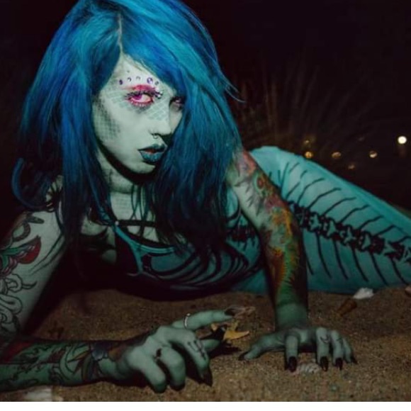 SOLD NWT Iron Fist Bone Deep Mesh Maxi Dress - Picture 2 of 16